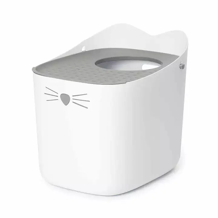 Begränsat antal Kattlåda Pixi - Vit/grå