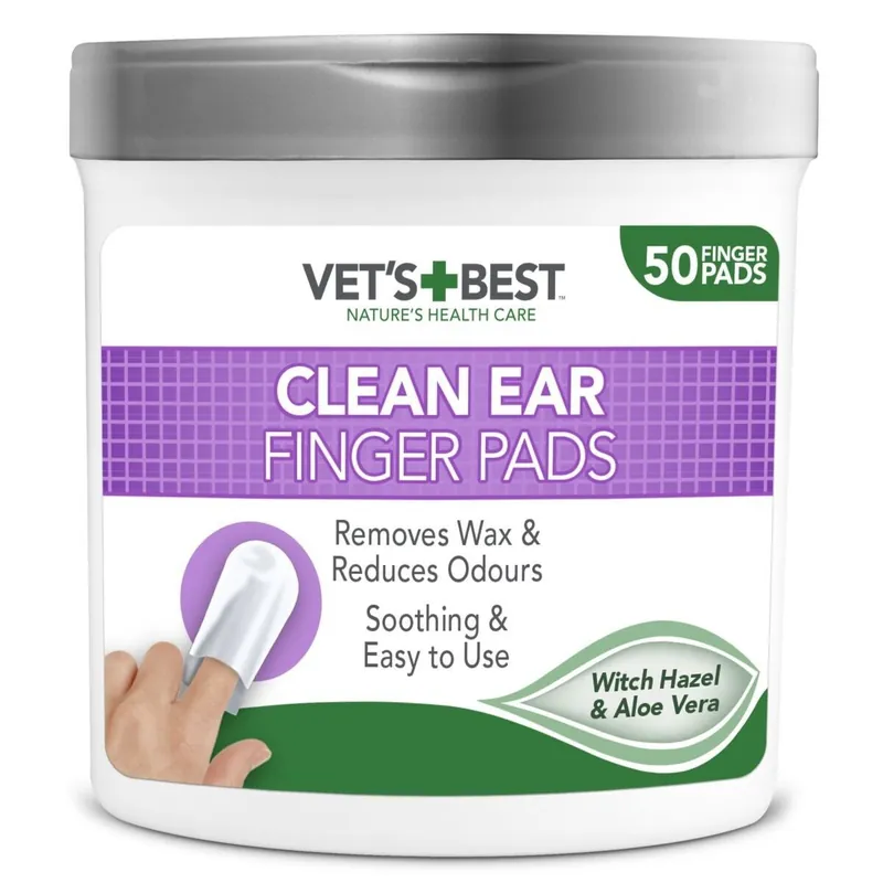 Vet’s Best Clean Ear Finger Pads 50-pack Köp nu