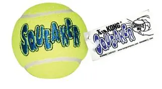 Snabb frakt KONG AirDog SqueakAir Tennisboll XL 1 st för hundar