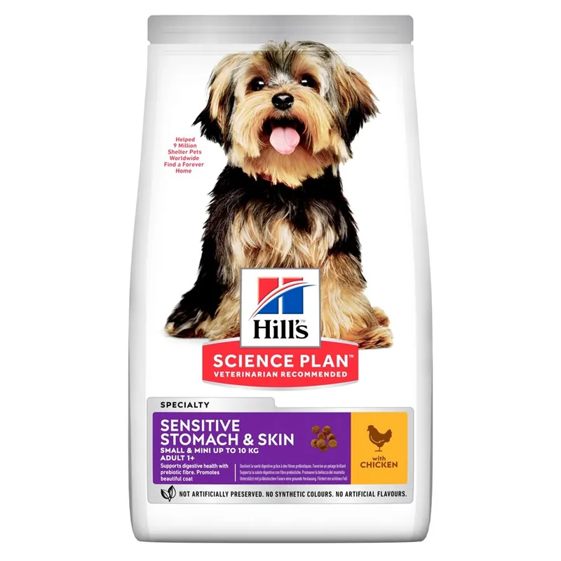 Hundmat Hill‘s Science Plan Vuxen Small & Mini Sensitive Stomach & Skin 3 kg Erbjudande