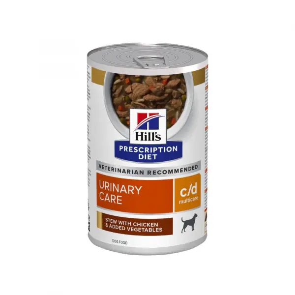 Handla nu Hill‘s Prescription Diet c/d Urinary Care våtfoder med kyckling och grönsaker för hundar 354 g