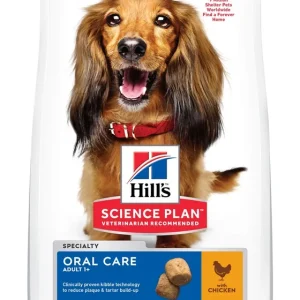 Hill‘s Science Plan Hund Oral Care Adult 1+ Medium Kyckling 12 kg Nedsatt pris