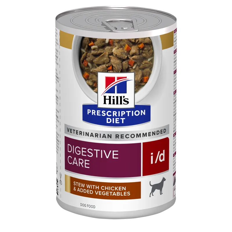 Hill‘s Prescription Diet Digestive Care i/d våtfoder tilla hundar med kyckling & tillsatta grönsaker 12 x 356 g Fynd