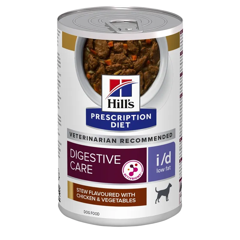 Hill‘s Prescription Diet Canine i/d Digestive Care Low Fat Stew Chicken & Vegetables 12x354 g Lägg i varukorgen