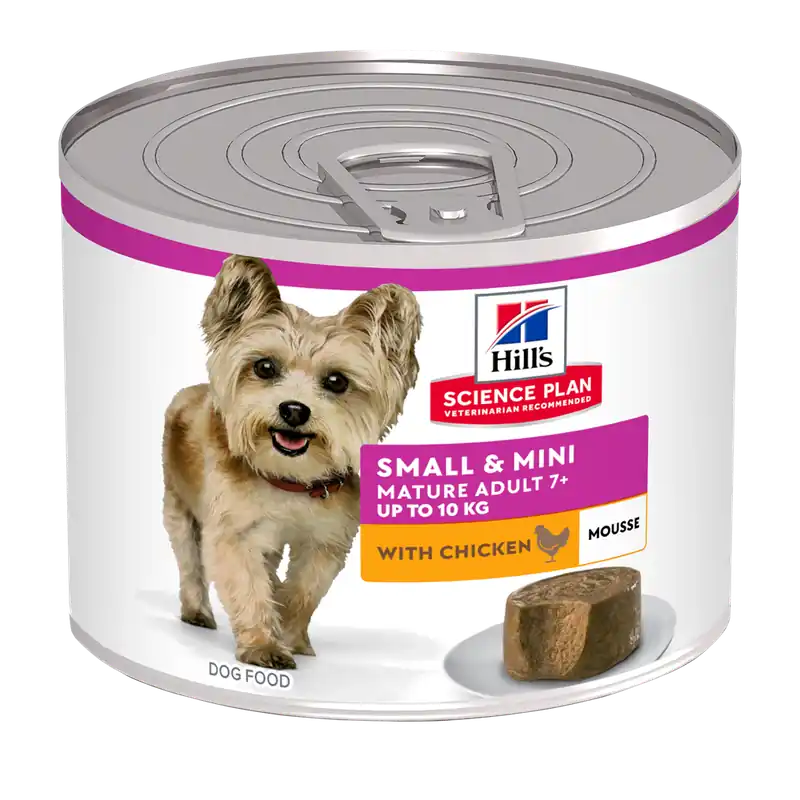 Hill‘s Science Plan Canine Mature Adult Small & Mini Mousse Chicken 12x200 g Endast denna vecka