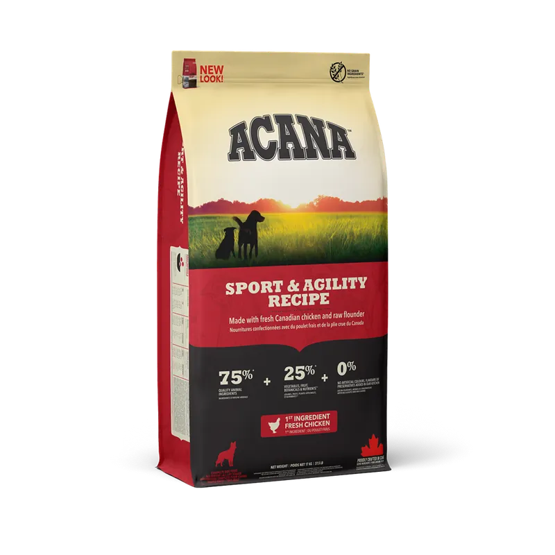 I lager Acana Sport & Agility Recipe 17 kg