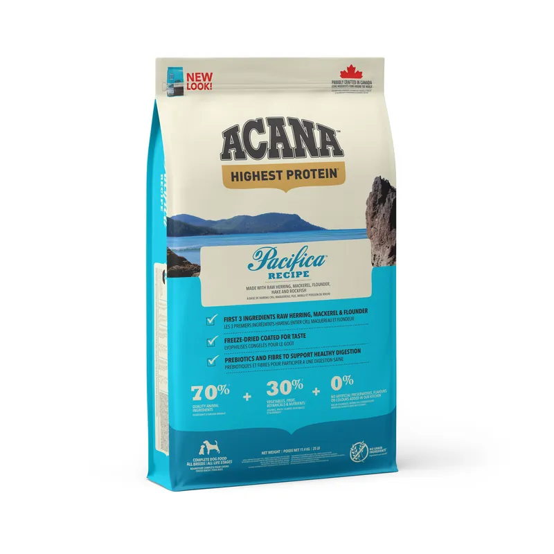 Pacifica Recipe Torrfoder för hund 11,4kg prisnedsättning