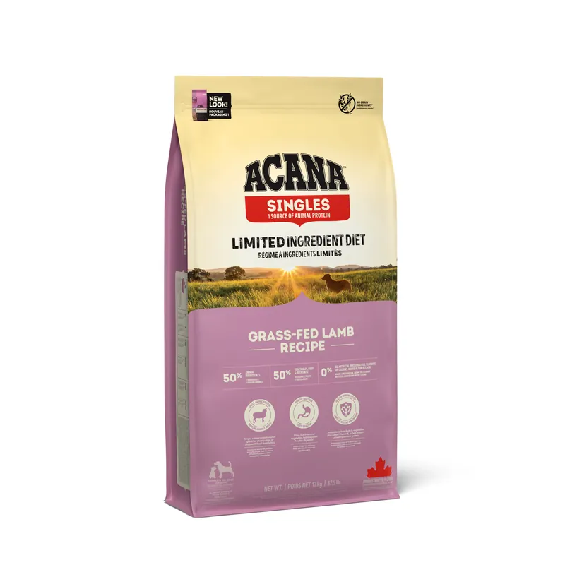 Nyhet Grass-Fed Lamb Torrfoder för hund 17kg