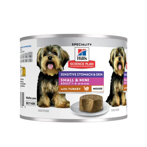 Endast denna vecka Sensitive Stomach & Skin Adult Small & Mini Våtfoder till Hund med Kalkon - 12 x 200 g