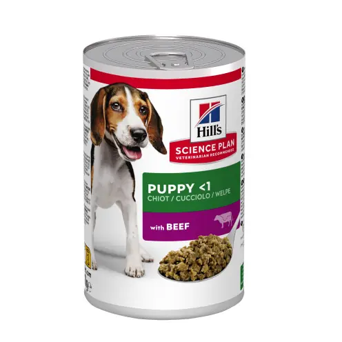 Snabb leverans Puppy våtfoder med nötkött - 12 x 370 g