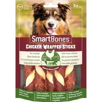 2 + 1 på köpet! 3 x SmartBones hundben - Chicken Wrapped Sticks kyckling (3 x 5 st, totalt 375 g) Rea