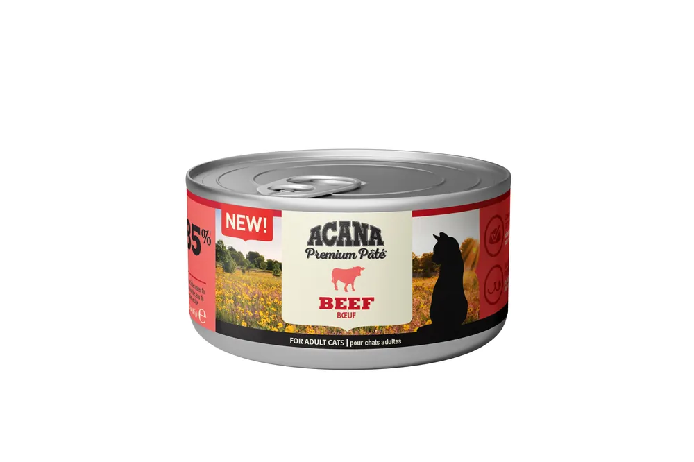 Nyhet Premium Paté Beef Våtfoder för katt 85g