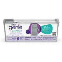 LitterLocker by Litter Genie® Easy Roll hink för kattsand, grå - Tillbehör Refillkassett för Litter Genie EasyRoll (UTAN hink) Kampanj