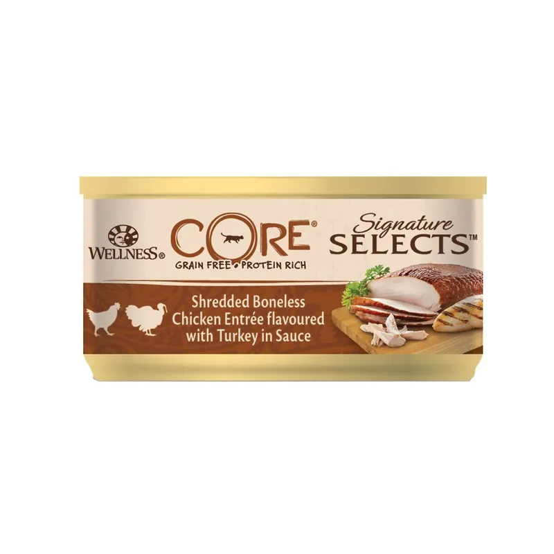 Nedsatt pris CORE Cat SS Turkey Shredded 79 g