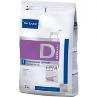 Premium Virbac Veterinary HPM Dog Dermatology Support D1 - 7 kg