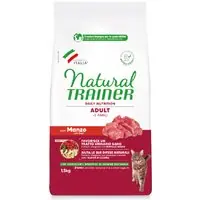 Natural Trainer Adult med nötkött - 18 kg (12 x 1,5 kg) Expressleverans