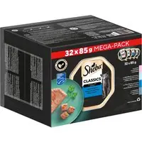 Beställ nu Multipack Sheba Varieties i portionsform 32 x 85 g - Classics in Paté