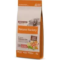 Nature‘s Variety No Grain Medium/Maxi Adult Salmon - 12 kg Erbjudande