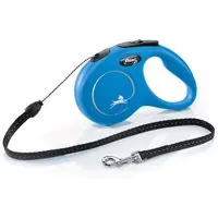 Kampanj flexi Classic repkoppel blått, 5 m - Storlek S upp till 12 kg