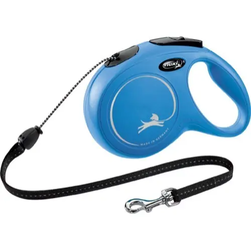 Extra rabatt Koppel Flexi New Classic Cord Blå M 8 m