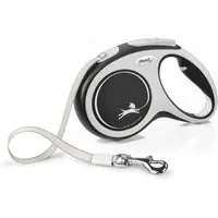 Erbjudandepris flexi New Comfort M bandkoppel svart, 5 m