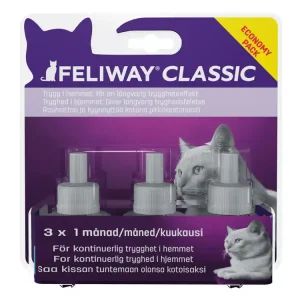 Feliway Classic Refill för Katter 3 x 48 ml Populärt val