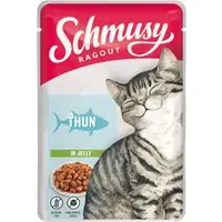 Schmusy Ragout in Jelly 22 x 100 g - Tonfisk Beställ nu