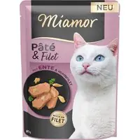 Nyhet Ekonomipack Miamor Paté & Filet 30 x 85 g - Med anka