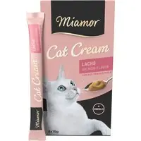 Beställ idag Miamor Cat Snack Salmon Cream - 6 x 15 g