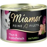 Billig Ekonomipack Miamor Fine Filets Naturelle 24 x 156 g - Tonfisk & krabbkött