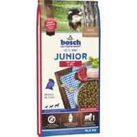 Sänkt pris Blandpack 2 stora påsar bosch hundfoder till lågpris - Junior Lamm & ris/Maxi Junior