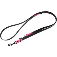 Heim nitat koppel, svart / rosa - 240 cm långt, 19 mm brett Begränsad tid