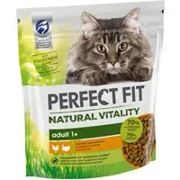 Begränsad tid Perfect Fit Natural Vitality Adult 1+ Kyckling & kalkon - Ekonomipack 6 x 650 g