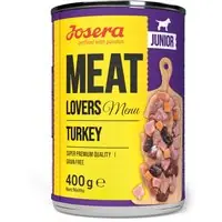 Josera Meat Lovers Junior Menü 6 x 400 g - Kalkon prisnedsättning