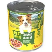 Snabb leverans Josera Meatlovers Menü 6 x 800 g - Kyckling & morot (ny design)
