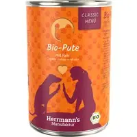 Ekonomipack Herrmann‘s Classic Ekologiska Meny 24 x 400 g - Ekologisk kalkon med ekologiskt ris Lägg i varukorgen