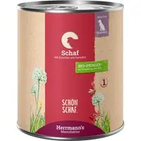 Ekonomipack Herrmann‘s Ekologiska Menu / Menu Sensitive 24 x 800 g - Får med ekologisk zucchini och ekologisk potatis Expressleverans