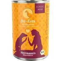 Ekonomipack Herrmann‘s Classic Ekologiska Meny 24 x 400 g - Ekologisk anka med ekologisk sötpotatis Begränsat antal