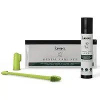 kooa Dental Care Set - Tandborste, fingerborste av silikon och tandgel (50 ml) Köp nu