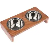 Modern Living Nellore matbar av trä - 2 x 850 ml, Ø 16,5 cm Sista chansen