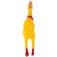 Kampanj zooplus Basics Squeaky Chicken med pipljud - Stl. M L 30 x B 7 x H 6,5 cm