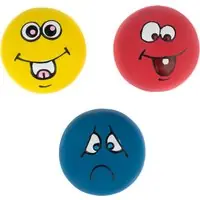 zooplus Basics hundleksak Emoji latexbollar - sats om 3 (Ø 5 cm vardera) Lågt pris