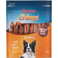 Ekonomipack Rocco Chings Double - Kyckling & lamm 4 x 200 g Lågt pris