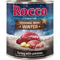 Rocco Winter Menu specialutgåva under en begränsad tid - 6 x 800 g Nötkött med kalkon & potatis Nedsatt pris