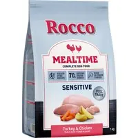 Säker betalning Rocco Mealtime Sensitive - rikt på färsk kalkon och färsk kyckling - 1 kg