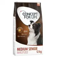 Ekonomipack 2-4 påsar Concept for Life - Medium Senior (2 x 12 kg) Reapris