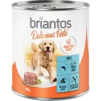 Briantos Delicious Paté 6 x 800 g - Fisk & ärtor Expressleverans