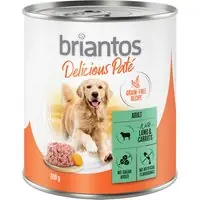 Briantos Delicious Paté 6 x 800 g - Lamm & morötter Bästa pris