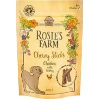 Rosie‘s Farm Chewy Sticks Chicken & Turkey - Ekonomipack 3 x 70 g I lager