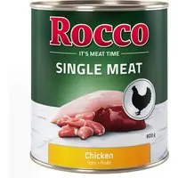 Ekonomipack Rocco Single Meat 24 x 800 g - Kyckling Trygg betalning